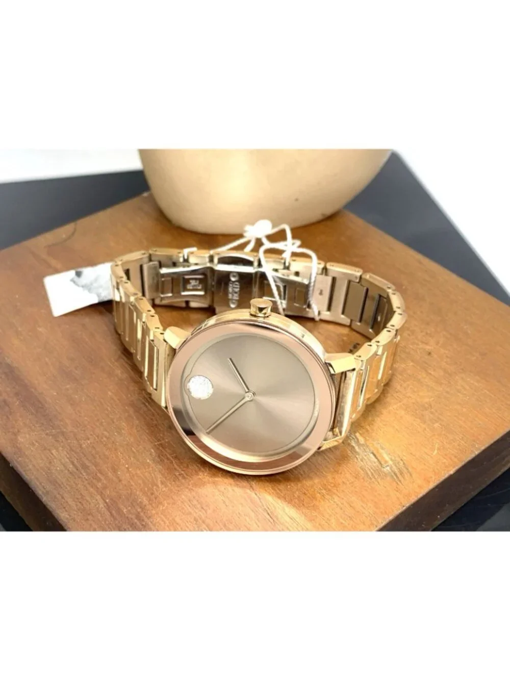 Movado Women's Watch 3601107 Bold Swiss Quartz Rose Gold Stainless Steel 34mm